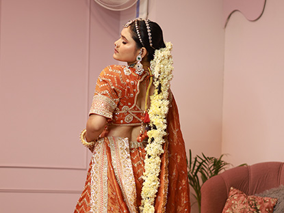 Hairdo & Draping – Dastoor Makeovers Jaipur