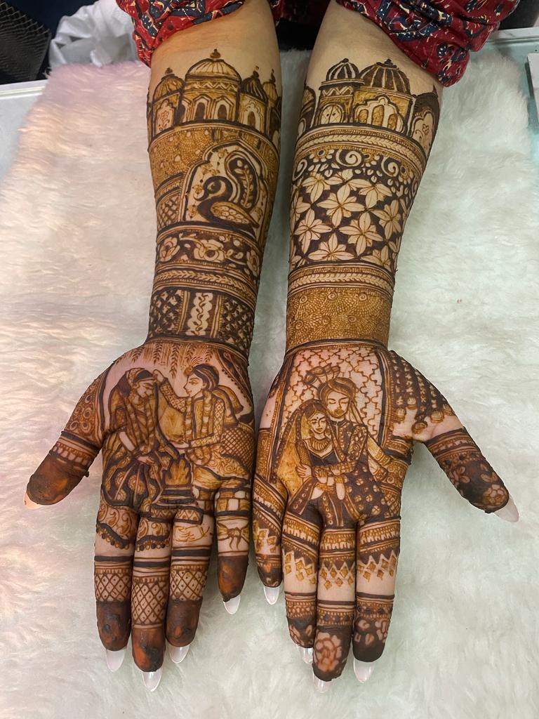 Mehendi Art – Dastoor Makeovers Jaipur